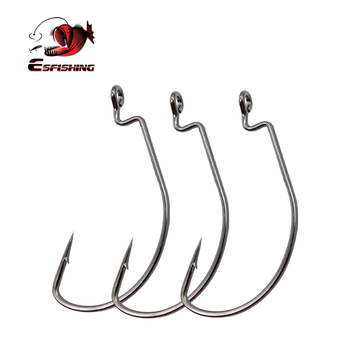 Fishing Hook Size - Amo da Pesca Offset ESFISHING in