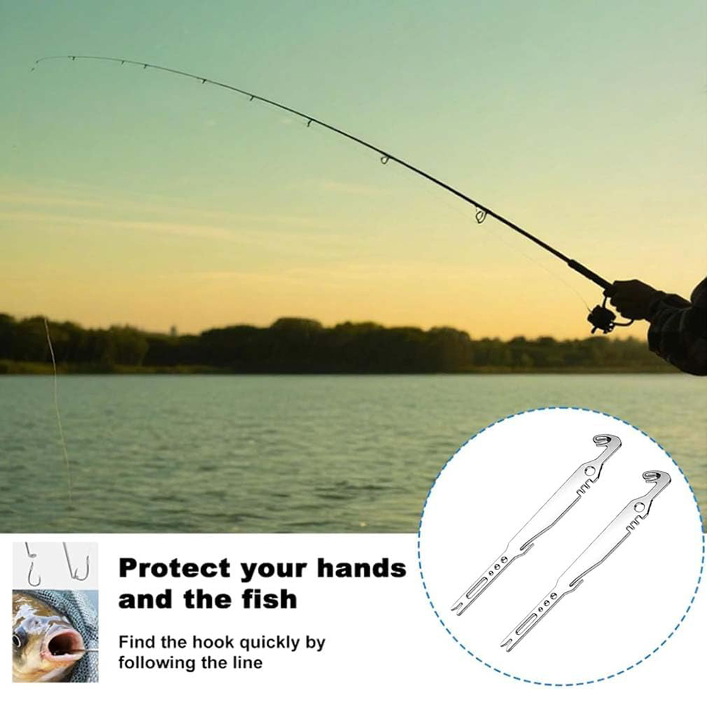 Fishing Hook Stainless Steel - 6 in 1 Strumento Multifunzione in
