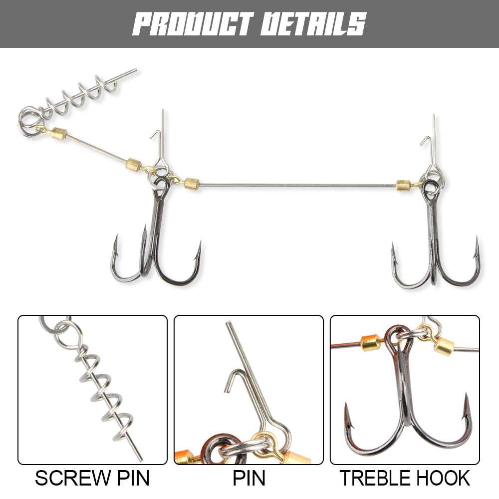 Spinpoler Pike Stinger Rig Hoo - Fishing Hook Size recensione e prezzo