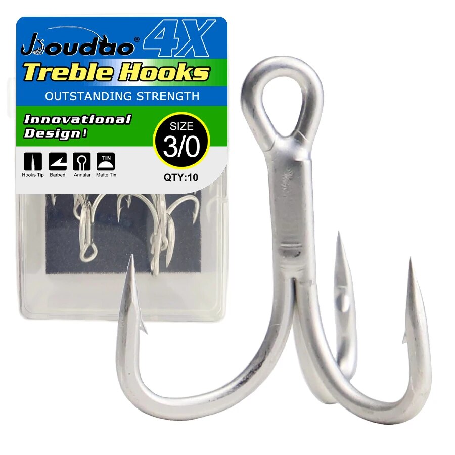 Ami tripli da pesca in acciaio - Fishing Hook Barbless recensione e prezzo