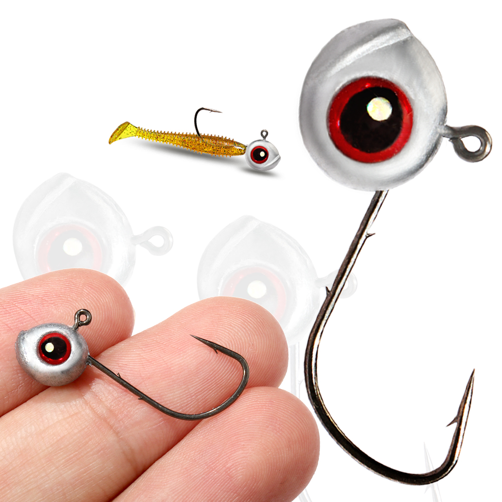 5-30 pz Big Fish Eye Jig Head  - Fishing Hook Size recensione e prezzo