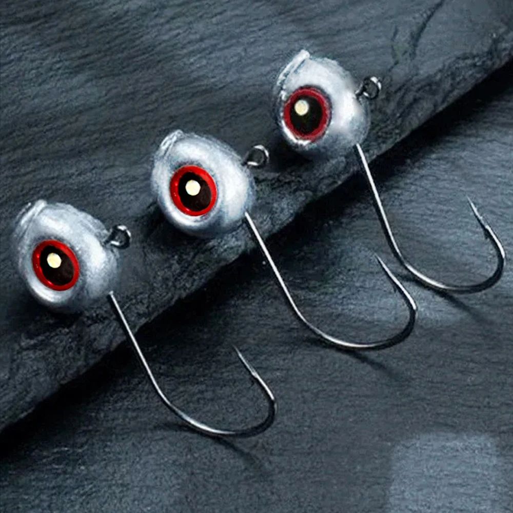 5-30 pz Big Fish Eye Jig Head  - Fishing Hook Size recensione e prezzo