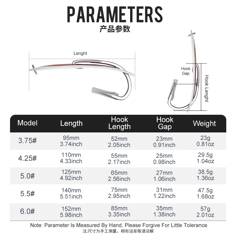 TEASER Jig in Metallo Grande a - Fishing Hook Size recensione e prezzo