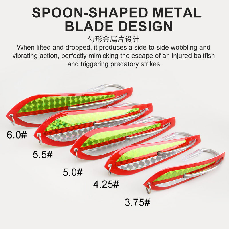 TEASER Jig in Metallo Grande a - Fishing Hook Size recensione e prezzo